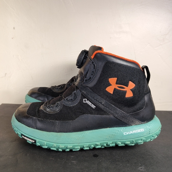 Under Armour Fat Tire Boa Hiking Boots GTX Mid Size 9.5 1262064-029 - Picture 5 of 12